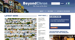 Desktop Screenshot of beyondchron.org